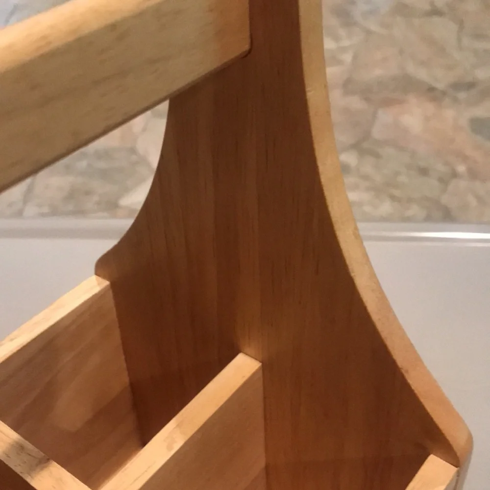 Wooden Utensil Holder